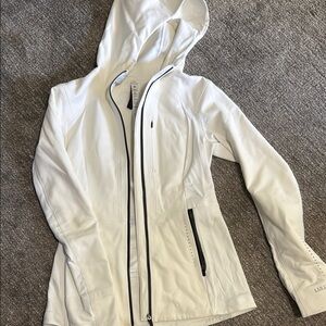 Lululemon white and black cross chill jacket